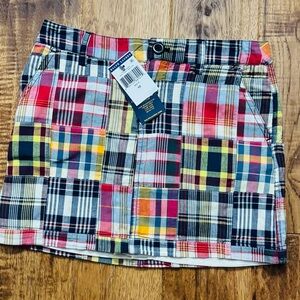 Polo by Ralph Lauren Girls Size 10 Plaid Patchwork Skirt